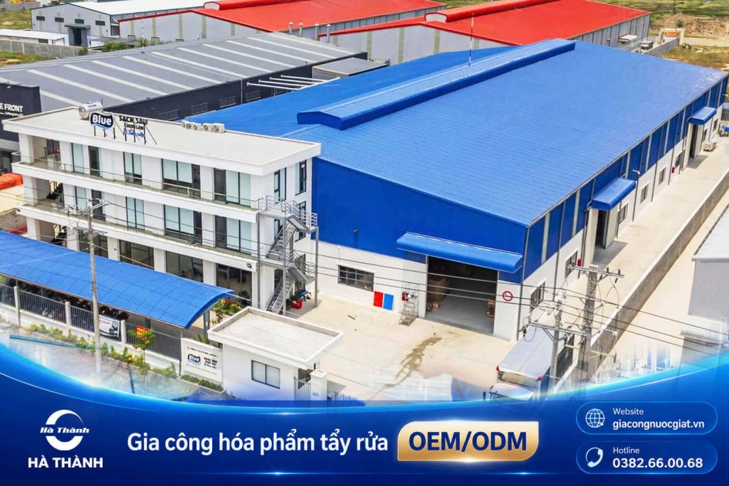 ben trong nha may xuong san xuat hoa pham tay rua Ha Thanh 3