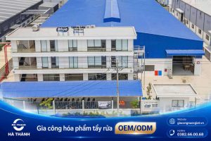 Bên trong công ty nhà máy xưởng sản xuất hóa phẩm tẩy rửa Hà Thành